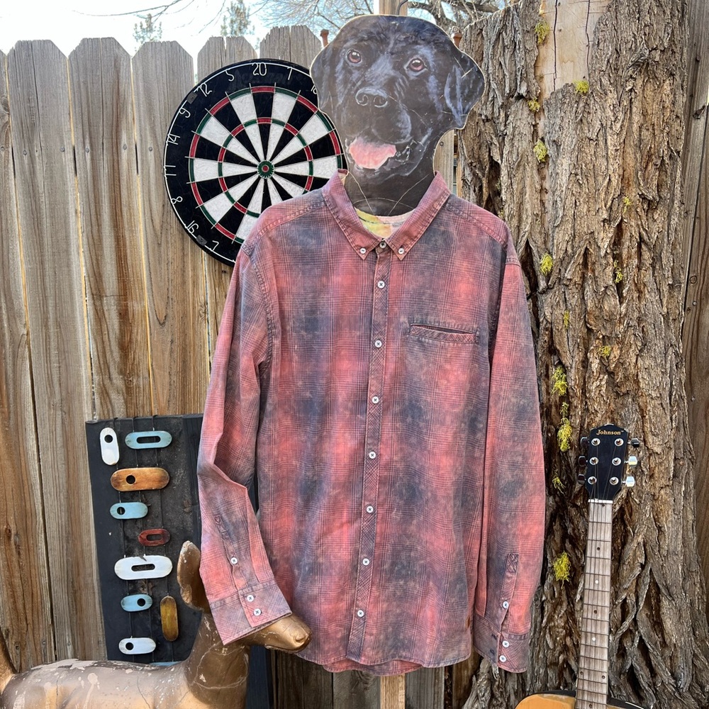 Outpost Makers “Vintage” Washed Button Down Shirt.